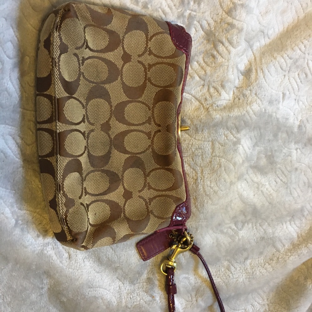 Coach clutch purse